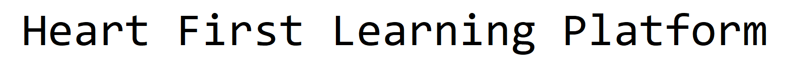 Heart First Learning Platform
